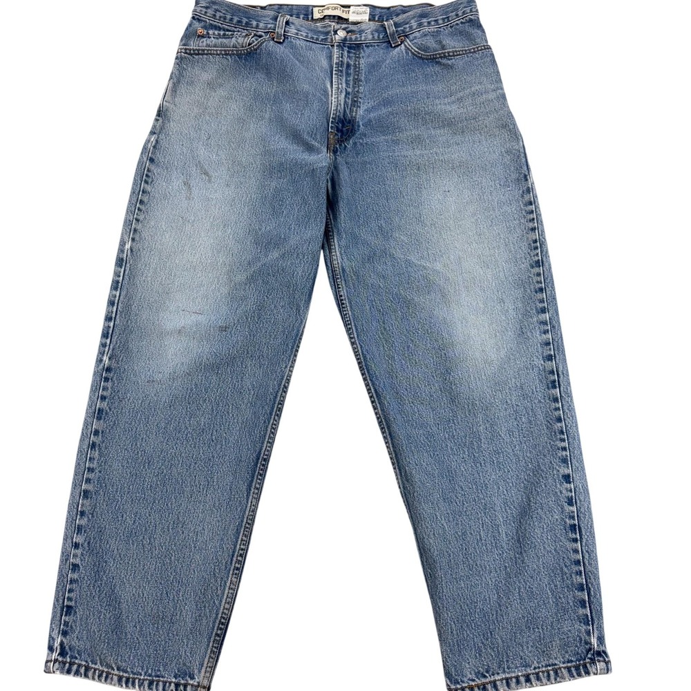 Levis 560 Comfort Fit Jeans Mens 38x29 Blue Medium Wash Relaxed Tapered Denim